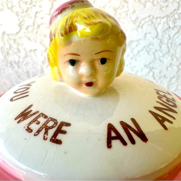 Rare Japan Ucagco Angel Devil Rascal
Lollipop Cookie Jar Kitschy - Picture 2 of 13